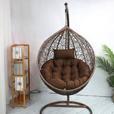 Hanging Egg Chair Cushion Seat Pad for Swing Chair Patio Furniture Coffee