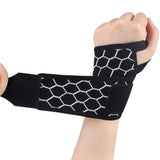 Carpal Tunnel Wrist Brace 2-Pack Adjustable Wrist Support Wraps for Men and Women Black