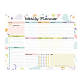 Weekly To Do List Notepad Undated Planner with 52 Sheets White