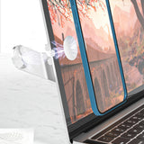 Portable PC Laptop Phone Holder Foldable Screens Expansion Mobile Side Mount Silver