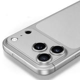 Camera Lens Protector Aluminum Hollow for iPhone 18 Pro Max 18 Pro Silver