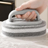 5 PCS Multi Layer Sponge Cleaning Brush Set for Kitchen and Bathroom Gray
