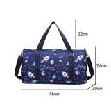 Kids Travel Duffle Bag Water Resistant Carry On Weekender Bag with Wet Pocket for Gym Sport Dance Style 4
