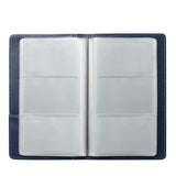 120-Slot Portable Business Card Book Holder Organizer for Men Women Dark Blue