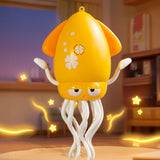 Dancing Electric Octopus Toy – Crawling Musical Squid for Tummy Time Yellow