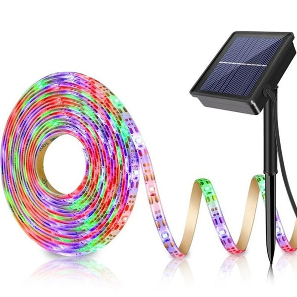 5 Meter Solar LED Strip Lights for Garden Steps Stairs Pool and Pergola Decoration Multicolor