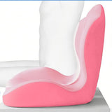 Ergonomic Seat Cushion Office Chair Seat Cushions with L-Shaped Design for Car Gaming Chair Pink