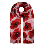 Polyester Scarf Shawl Vintage Floral for Travel and Sun Cover Style 2