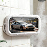 Waterproof Adjustable Play Phone Holders New Shower Phone Holder for Home Bathroom White