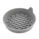 4PCS Car Cup Holder Coaster Silicone Non-Slip Cup Holder Insert Grey