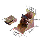 4Pcs 90 Degree Folding Table Leg Brackets Self Lock Foldable Hinge DIY Heavy Load Gold