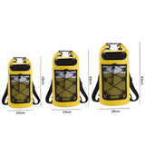 Roll-Top Backpack Dry Bag with Handle for Fishing Boating and Camping Yellow