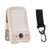 USB Cap Solar Light with 60 LEDs 3 Dimming Modes Easy Installation for Awning Camper Cream White