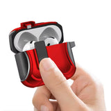 Protective AirPods Case Stand Support Wireless Charging Compatible Red