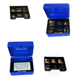 Lockable Cash Box with Code Lock Security Blue