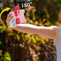 1080P Kids Instant Print Camera Digital Video Cameras with Print Papers and 32GB TF Card Pink