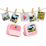 DIY Instant Print Camera with 48MP Photos and Built-in Mini Printer Pink