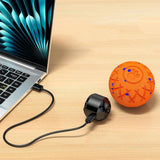 3 Mode Interactive Dog Ball Toy Smart Dog Toy for Medium and Large Dogs Orange