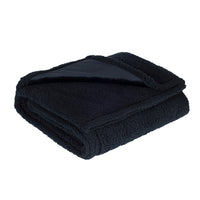 Reversible Pet Blanket Liquid Pee Proof Dog Blanket for Sofa Bed Couch Furniture Protector Cover Black
