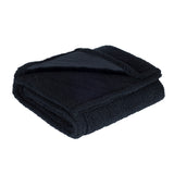 Reversible Pet Blanket Liquid Pee Proof Dog Blanket for Sofa Bed Couch Furniture Protector Cover Black