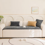 Non Slip Couch Covers for Dogs Fuzzy Pet Couch Covers for Furniture Protector Washable Dark Gray
