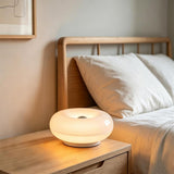 Rechargeable Donut Lamp for Table and Wall with Touch Dimmer White