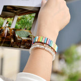 Bohemian Style Bracelet Leather Wrap Bracelets Boho Friendship Jewelry Style 4