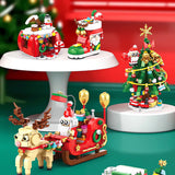 Christmas Tree Ornaments Building Block Set Santa & Nutcracker Xmas Decorations Style 3