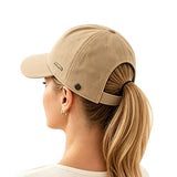 2PCS Wide Brim Quick Dry Foldable Sun Hat with Ponytail Opening and Hook