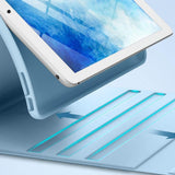 Backlit Keyboard Case Detachable for iPad 10.2 and 10.5 Inch Blue