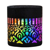 Solar Mandala Projection Wall Light Decorative for Yard Garden Post  Backyard Decor Style 3