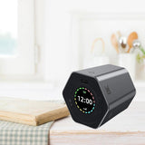 Cube Timer – Visual Rotating Timer with Vibration Adjustable Volume & Custom Countdown Gray