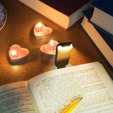 USB Rechargeable Clip On LED Book Light for Bed Night Reading Black