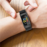 For Fitbit Charge 5 Replacement Stainless Steel Magnet Strap Milanese Band Black
