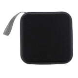 Water-Resistant 40-Disc CD Storage Case Hard Shell CD Holder with Individual Sleeves Zipper Organizer for Music Games Data Discs Black