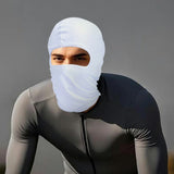 Balaclava Mask Summer Cooling Neck Gaiter Mask for Riding White