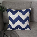 Set of 4Pcs Throw Pillow Cover Geometric Decorative Linen Cushion Pillowcases