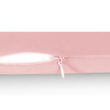 Soft Cooling Memory Foam Pillow Ultra Thin for Travel Home Office Light Pink