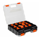 34 Compartment Double Sided Storage Box for Screws Nuts Parts Orange