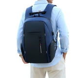 Travel Laptop Backpack with USB Charging Port – Fits 15.6 Inch Laptop School Bag Blue