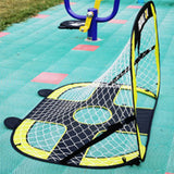 Pop Up Soccer Goal Net Portable Soccer Training Net Kit for Backyard Green