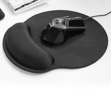 3Pcs Gaming Mouse Pad with Ergonomic Wrist Rest Black