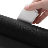 Large PU Leather Gaming Keyboard Mouse Pad Mat for Office Home Black