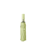 Automatic Folding Umbrella UV Protection Sun Umbrella with Safe Reflective Stripe Green