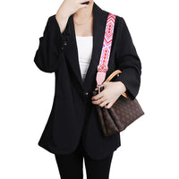 Replacement Wide Straps for Bags Adjustable Shoulder Strap with Carabiner for Crossbody Bag Pink