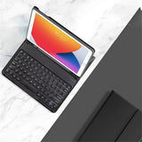 Bluetooth Touchpad with Detachable Magnetized Keyboard for Samsung Galaxy Tab A9 / A9 Plus Black