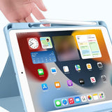 Backlit Keyboard Case Detachable for iPad 10.2 and 10.5 Inch Blue
