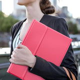 Keyboard Case with Touchpad and 7 Color Backlight Compatible With iPad 10th and 11th Gen Red