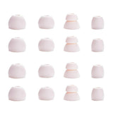 16Pcs Silicone Earbud Tips Compatible with Beats Powerbeats Pro Flex & X White
