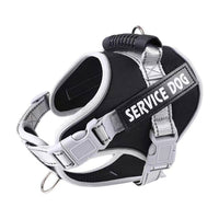 No Pull Pet Dog Harness Adjustable Dog Vest with Reflective Strip Black